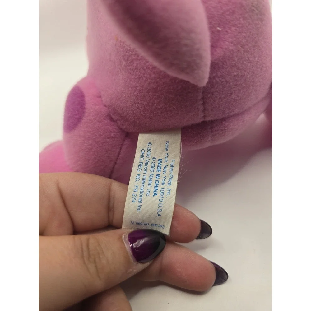 2000 Fisher Price Blues Clues  Bounce With Me Plush 10